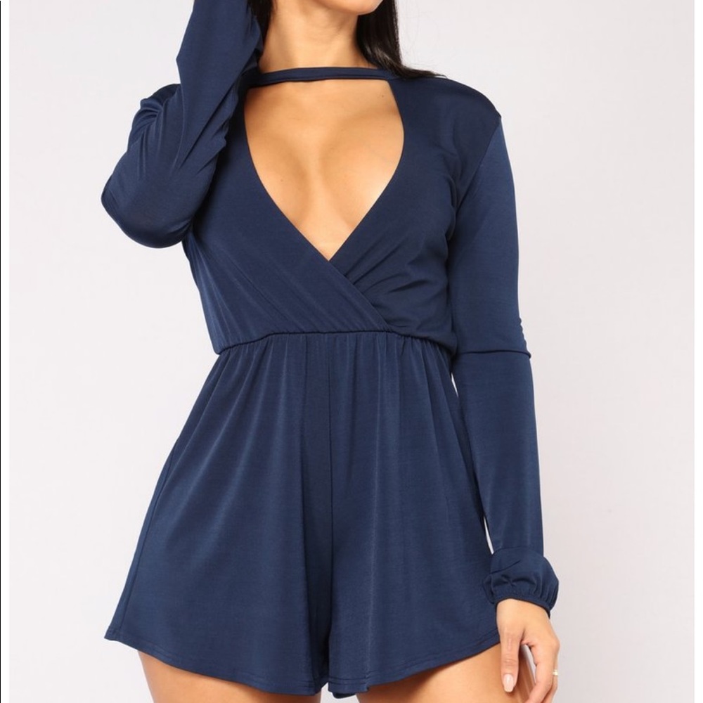 Blue romper